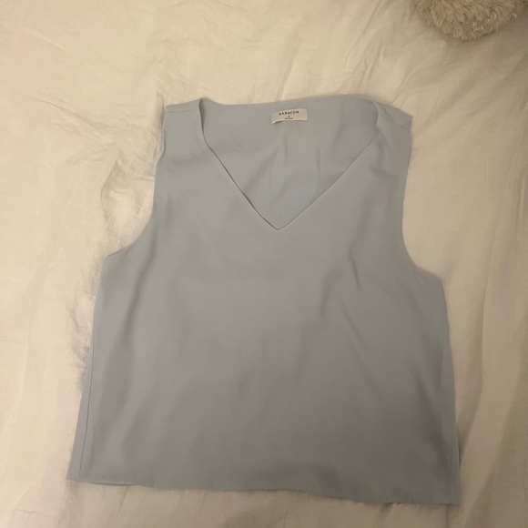 Aritzia Murphy Blouse light blue size medium - Picture 2 of 5